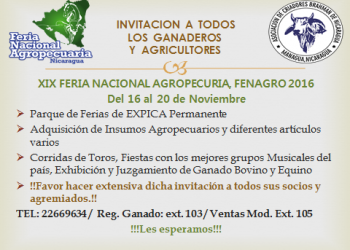 XIX Feria Nacional Agropecuaria 2016